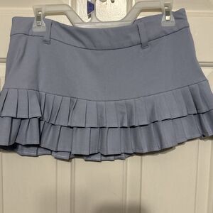 Y2K Lo-Rise Hollister Juniors Schoolgirl Pleated Micro Mini Skort Sz S Skirt